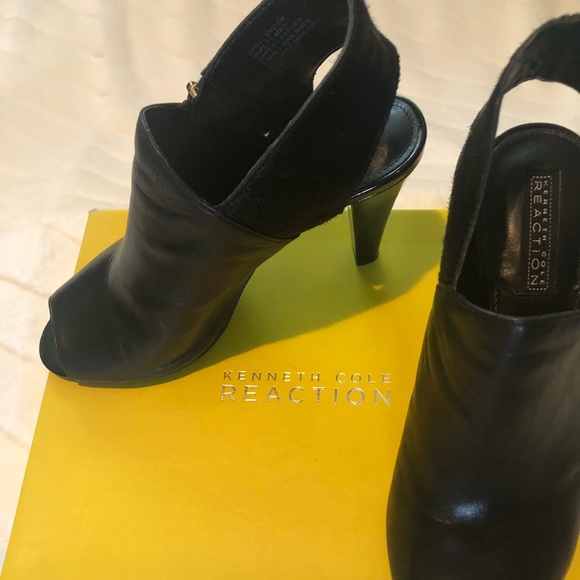 KENNETH COLE REACTION PEEP TOE HEELS - Picture 1 of 4